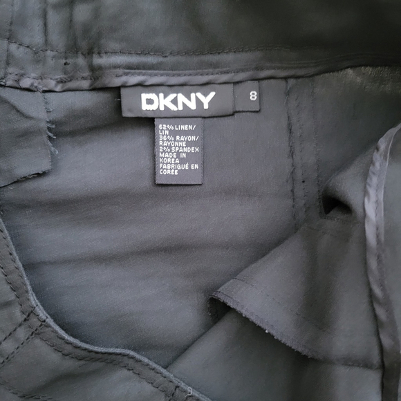 DKNY Pleated Linen Rayon Flare Skirt Women's Size 8 Excellent Condition - Picture 7 of 7